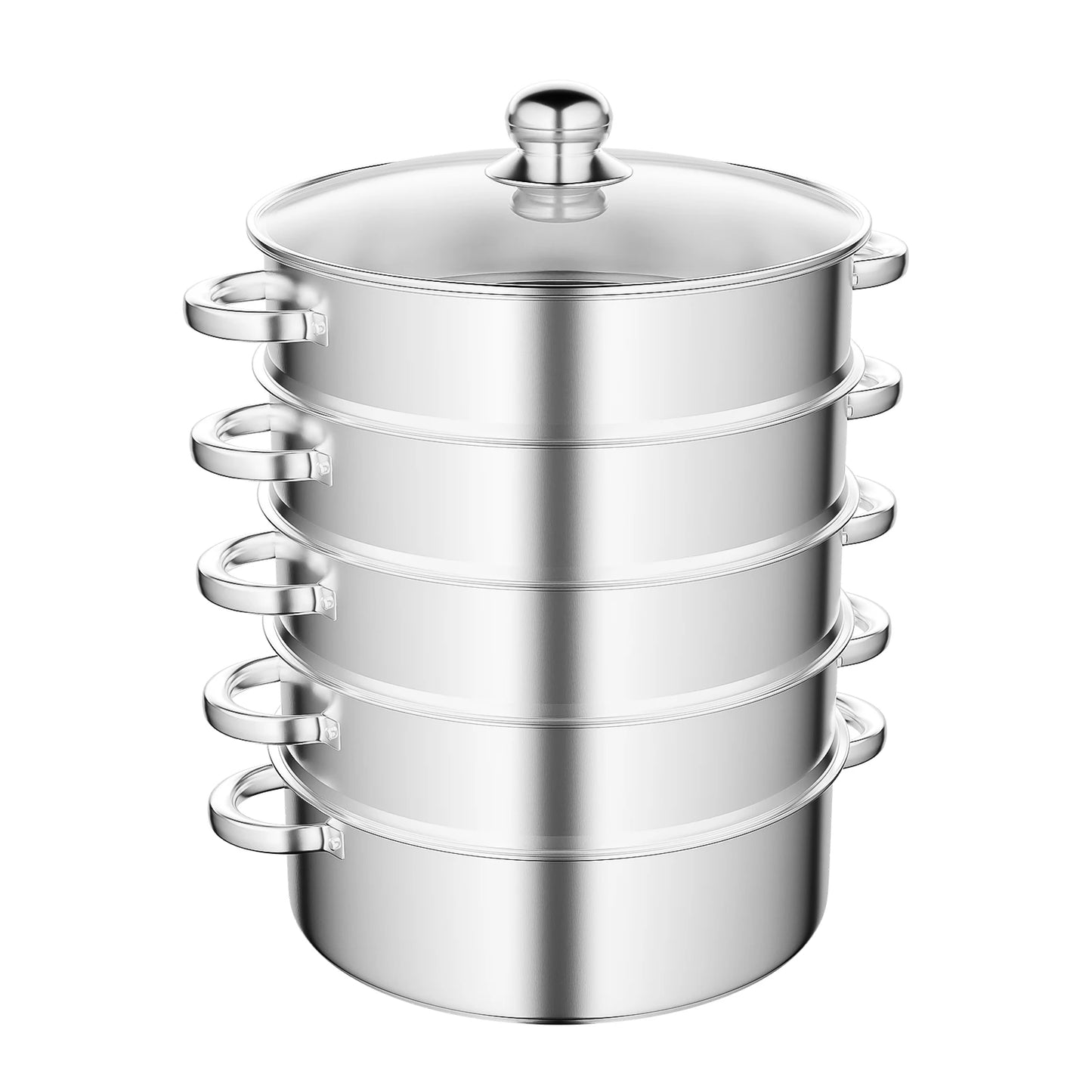 Multifunctional Stainless Steel 5-Tier Steamer Cooker