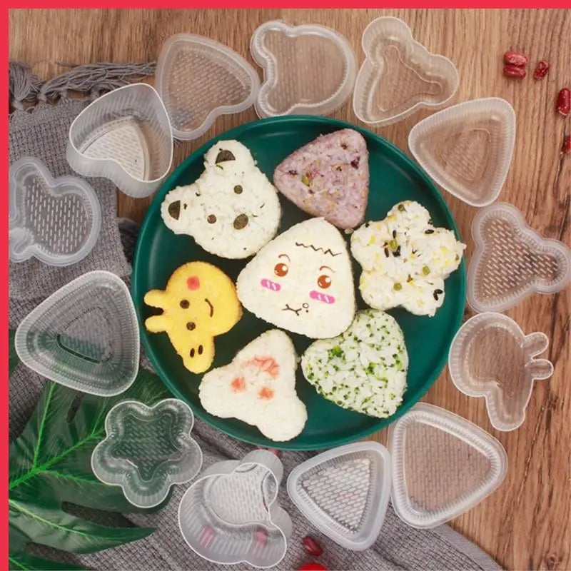Sushi Mold Set for Onigiri Rice Balls