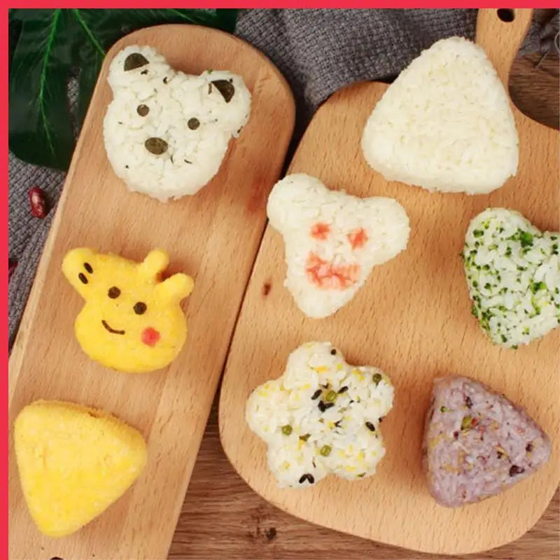 Sushi Mold Set for Onigiri Rice Balls