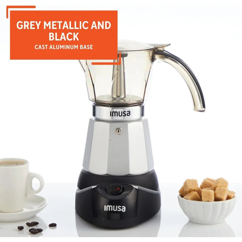 Versatile Electric Espresso Maker for Home and Office