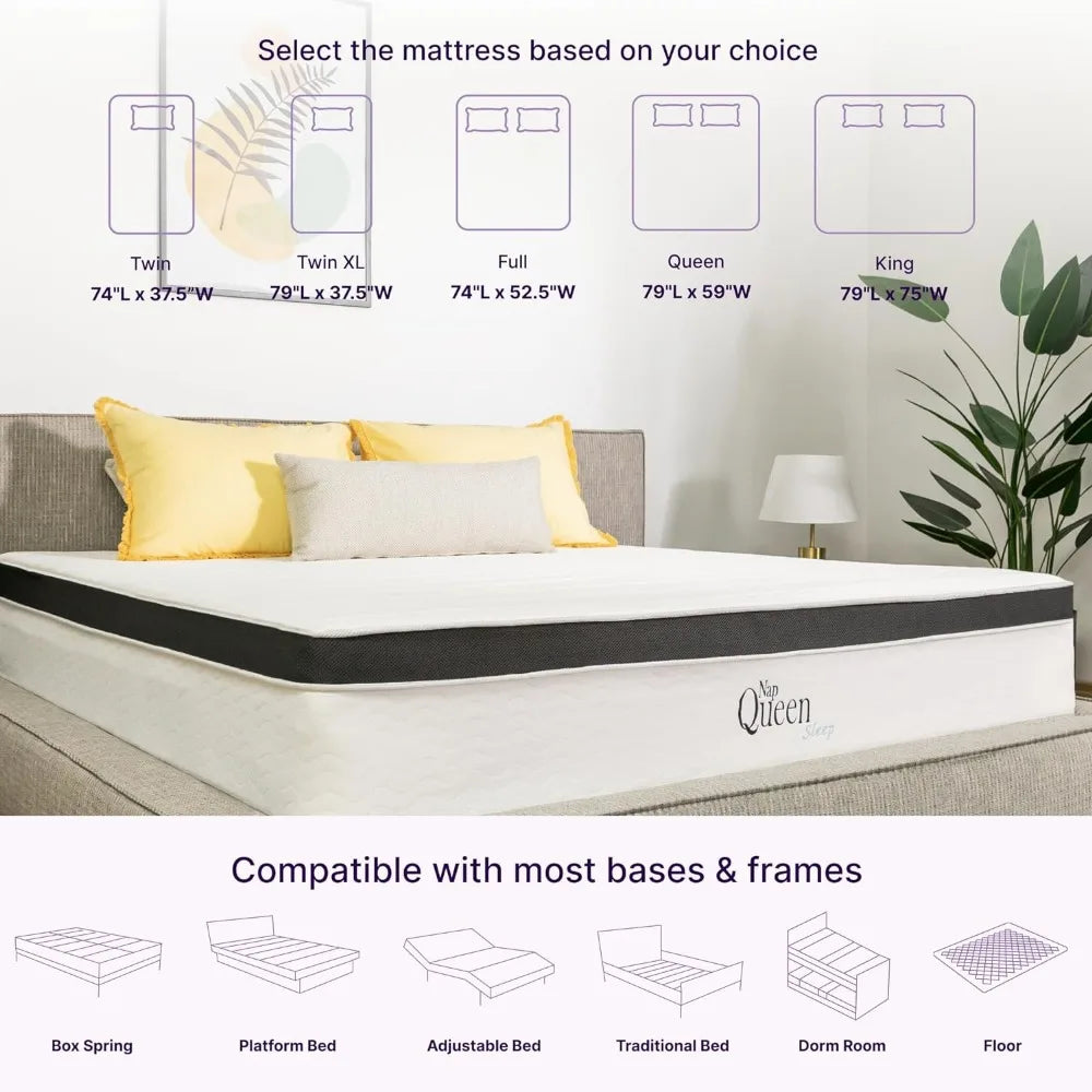 Full Size Cooling Gel Memory Foam Mattress