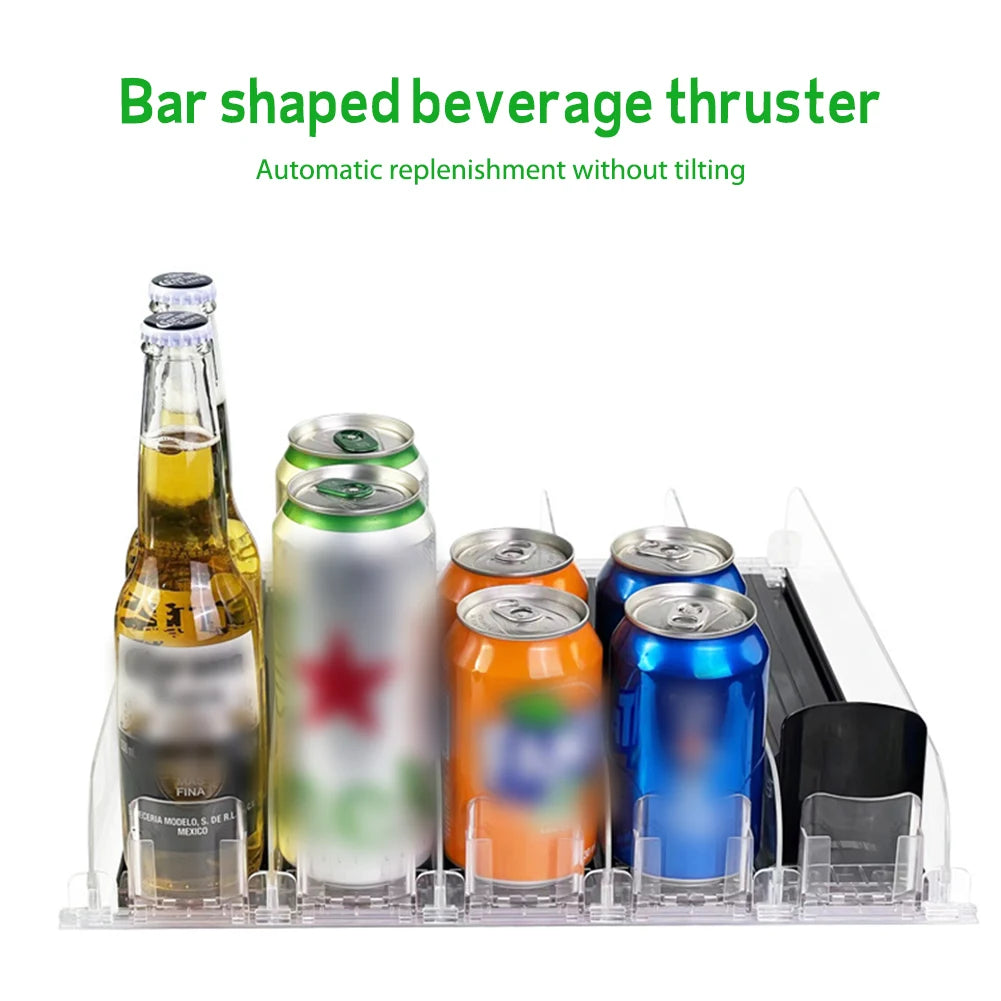 Adjustable Drink Organizer Dispenser for Cans Bottles