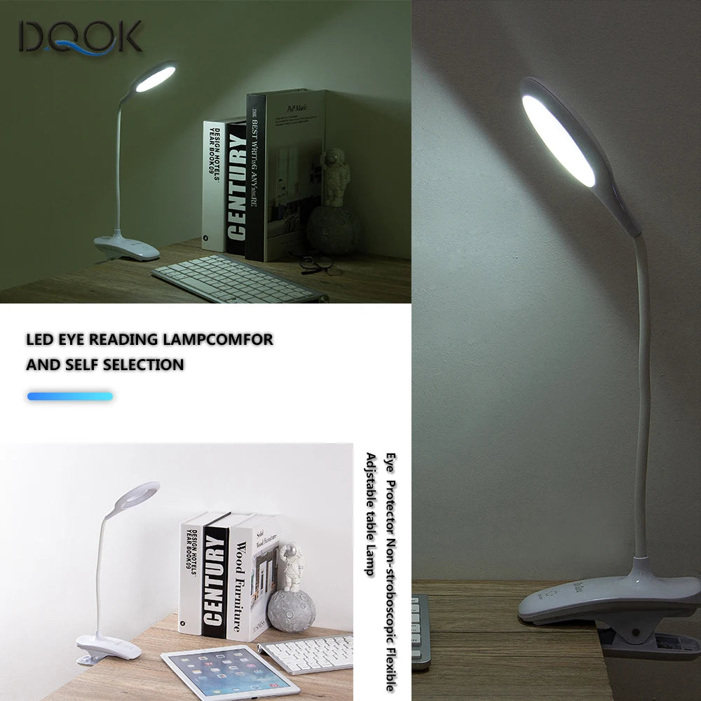 Stepless Dimmable Touch Foldable Desk Lamp Light