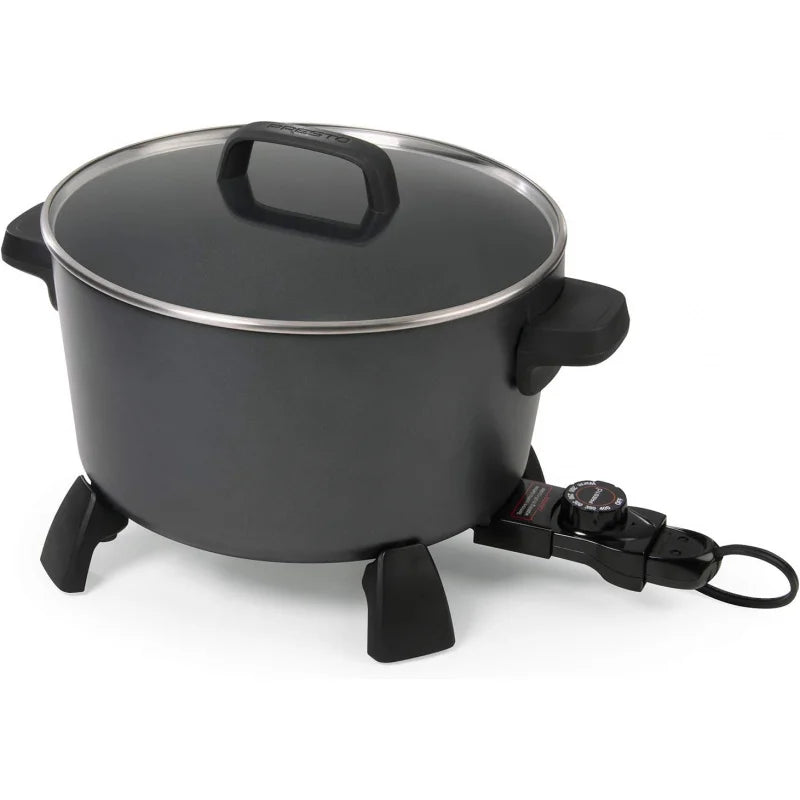 Presto 10 Quart Multi Cooker Steamer and Deep Fryer