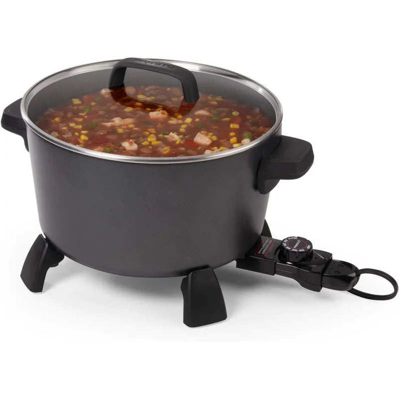 Presto 10 Quart Multi Cooker Steamer and Deep Fryer