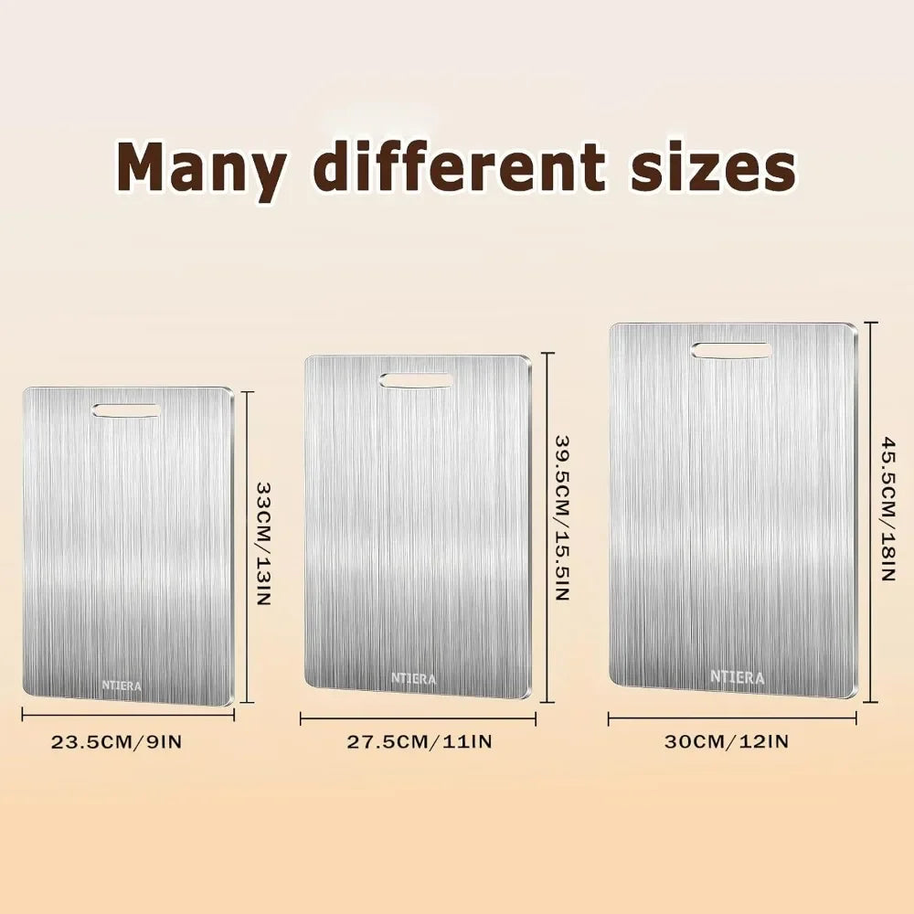 Titanium Stainless Steel Cutting Board for Kitchen