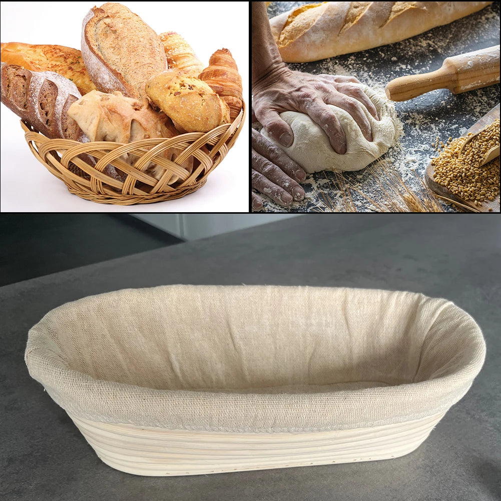 Oval Rattan Bread Proofing Basket for Sourdough