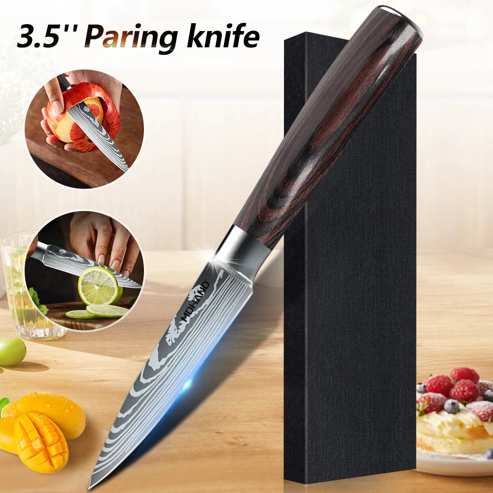 High Carbon Stainless Steel Paring Knife Ultra Sharp