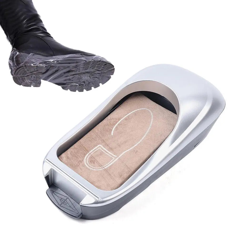 Automatic Silver Shoe Cover Dispenser Machine with Film