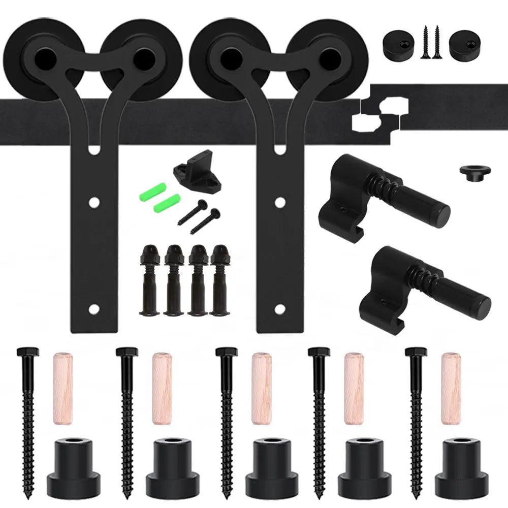 Heavy Duty Sliding Barn Door Hardware Kit