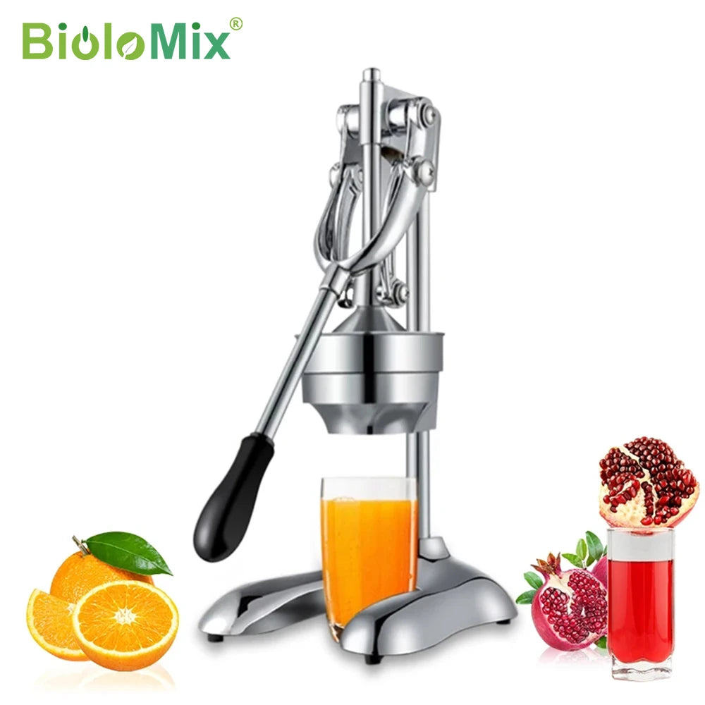 Stainless Steel Manual Citrus Juicer for Home and Commercial