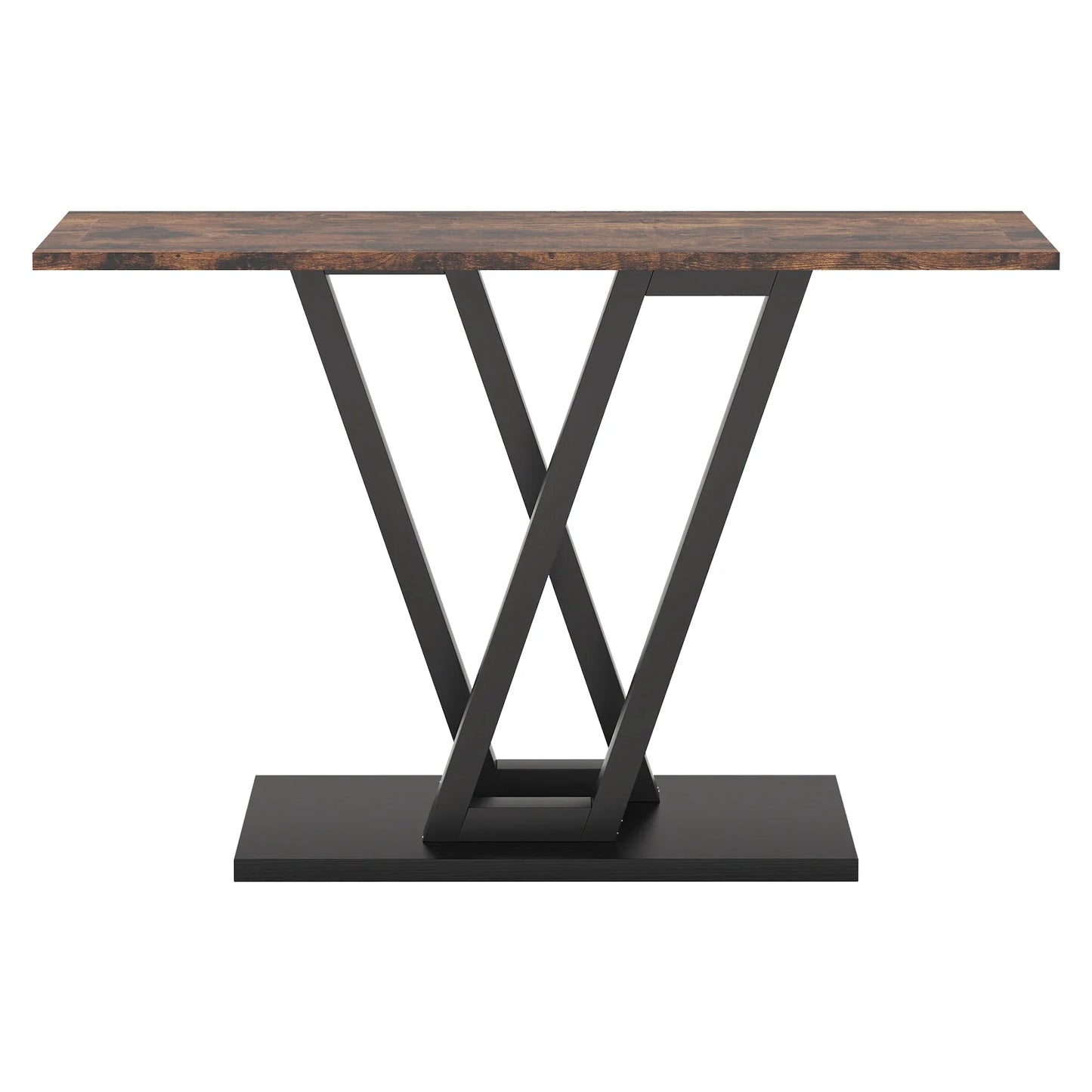 Industrial Console Table for Entryway and Hallway