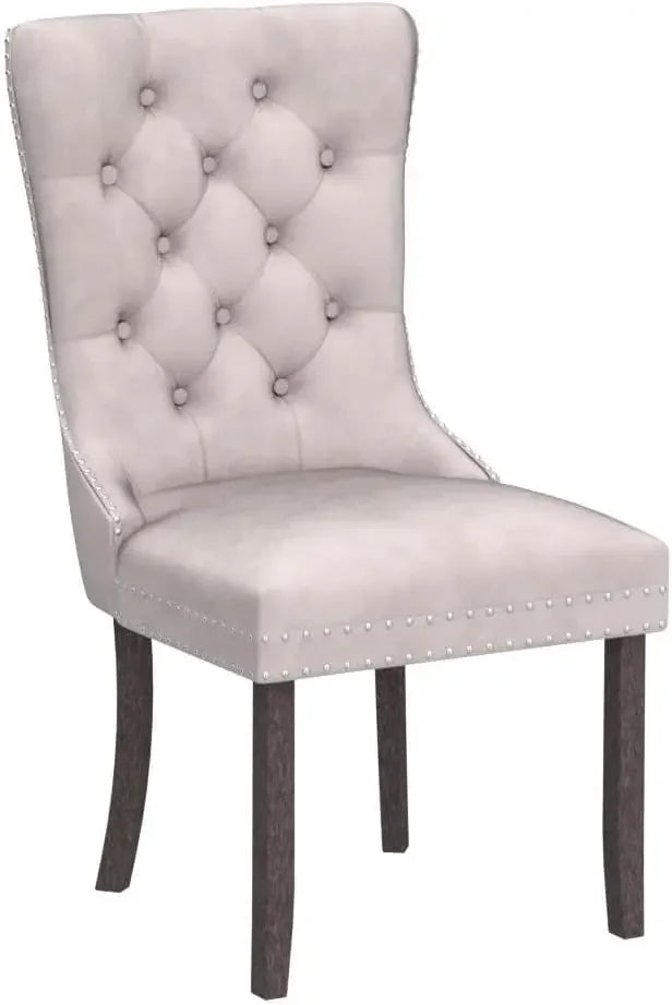 Elegant Velvet Dining Chairs Set of Six