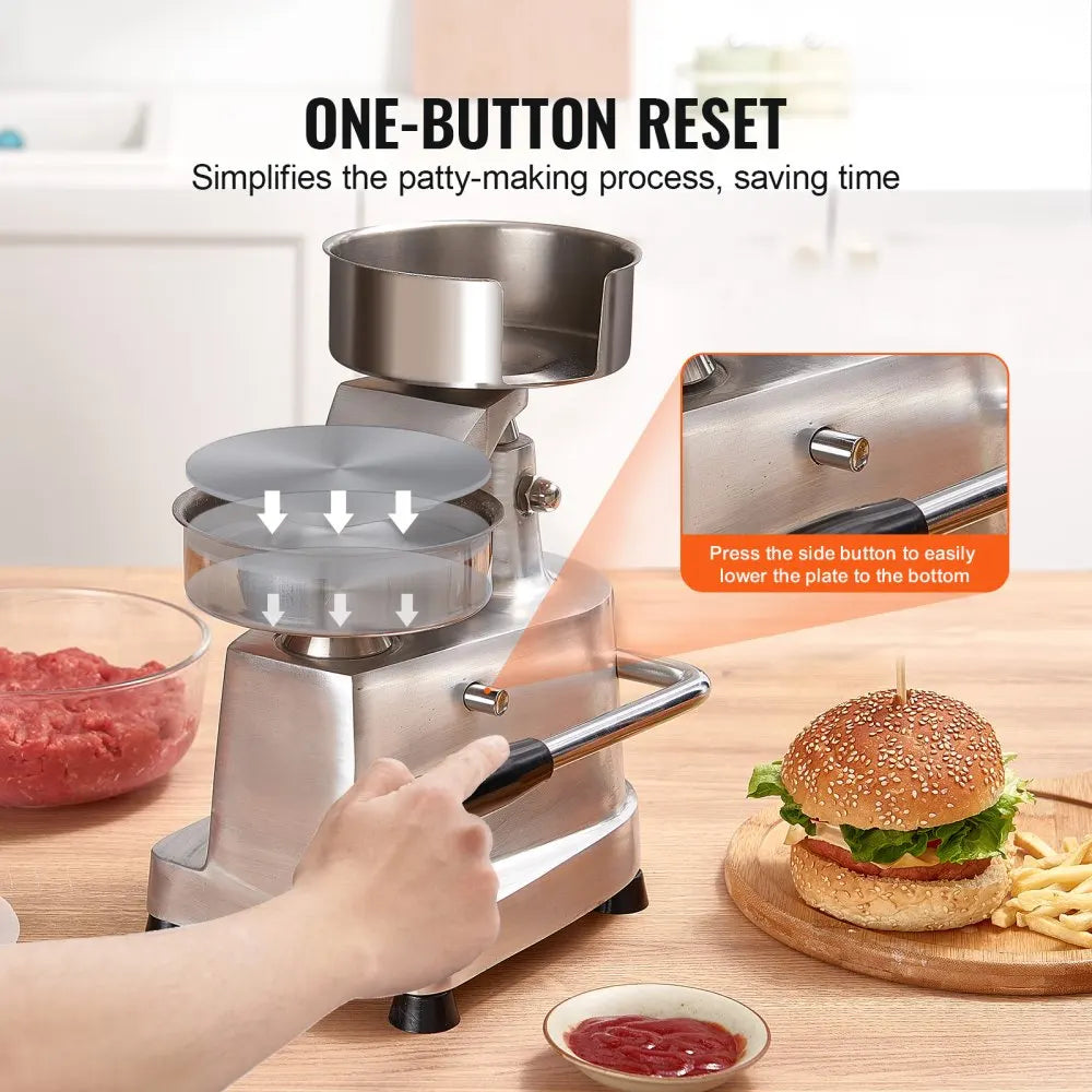 Heavy Duty Stainless Steel Burger Patty Maker
