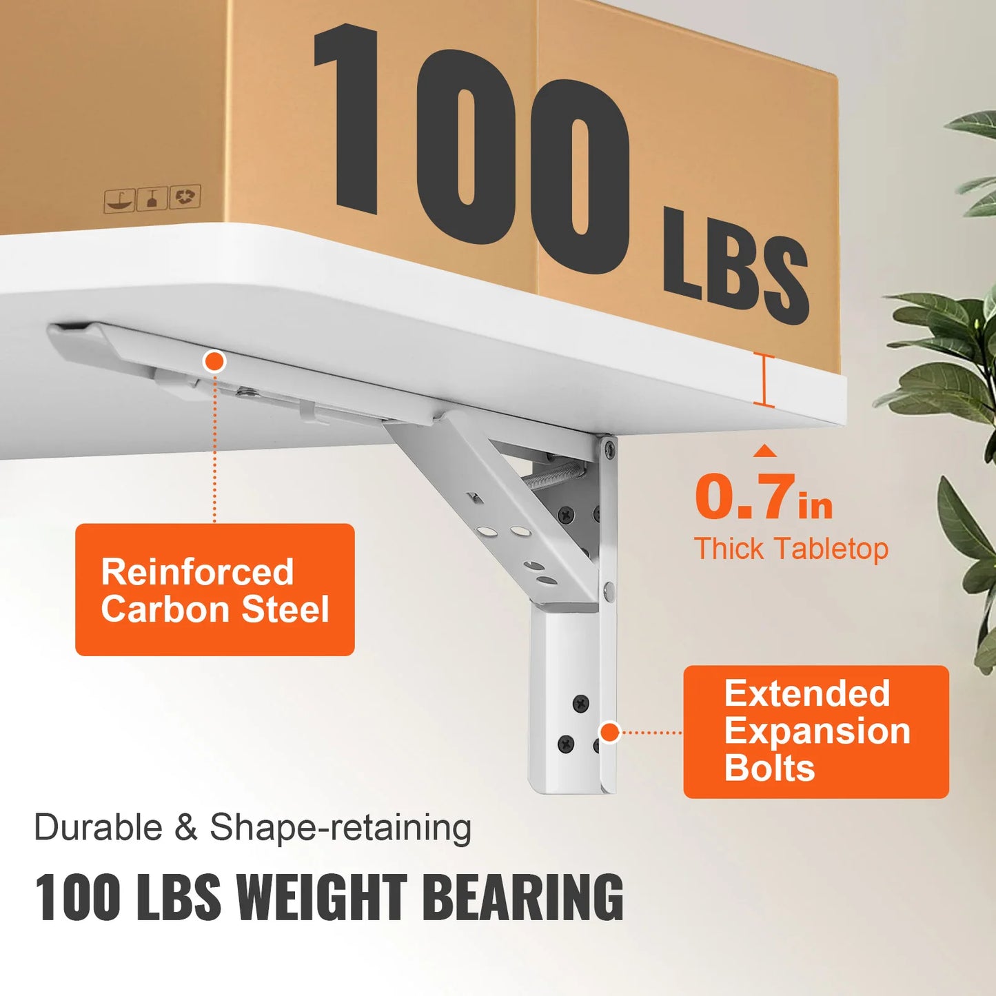 Space Saving Wall Mounted Folding Table