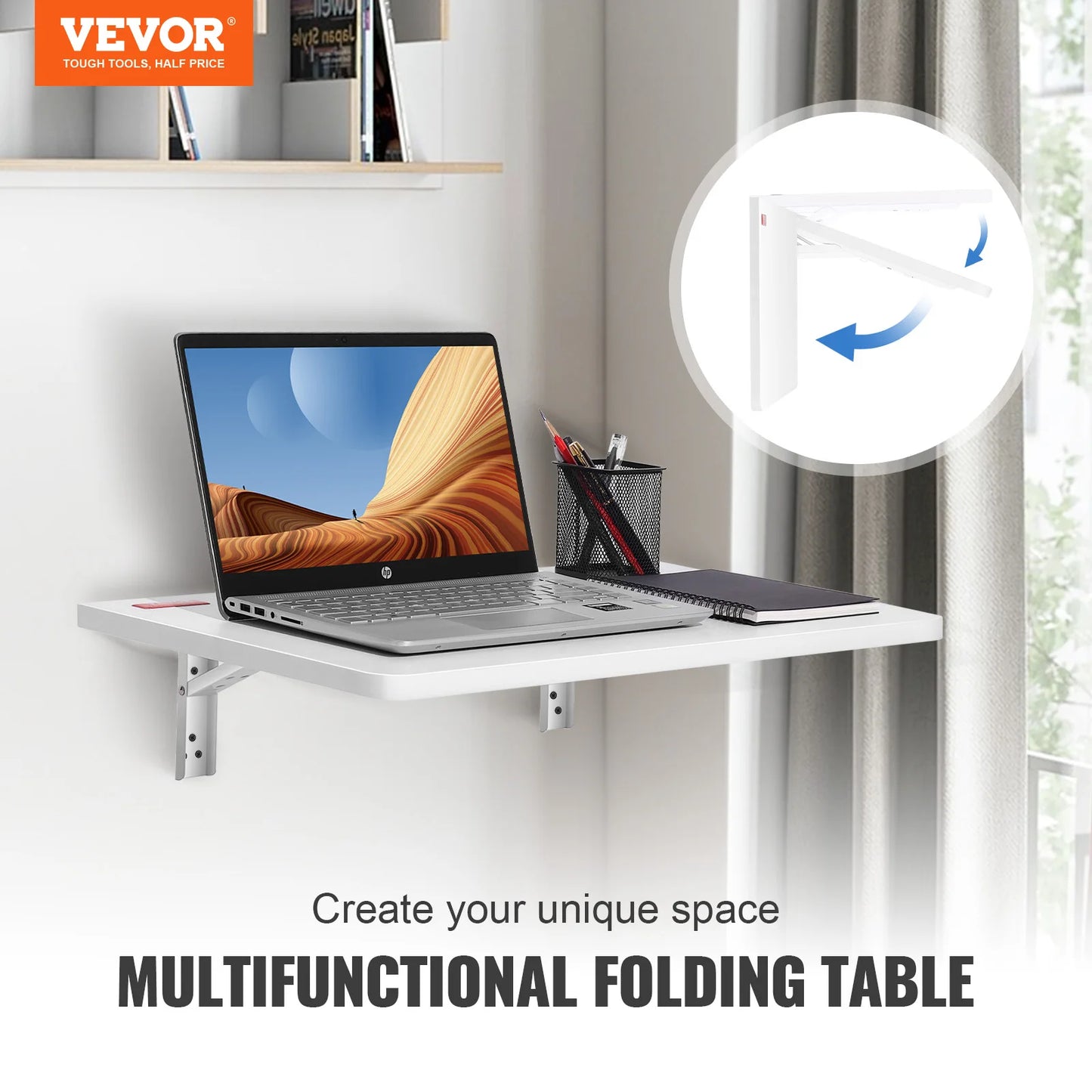 Space Saving Wall Mounted Folding Table